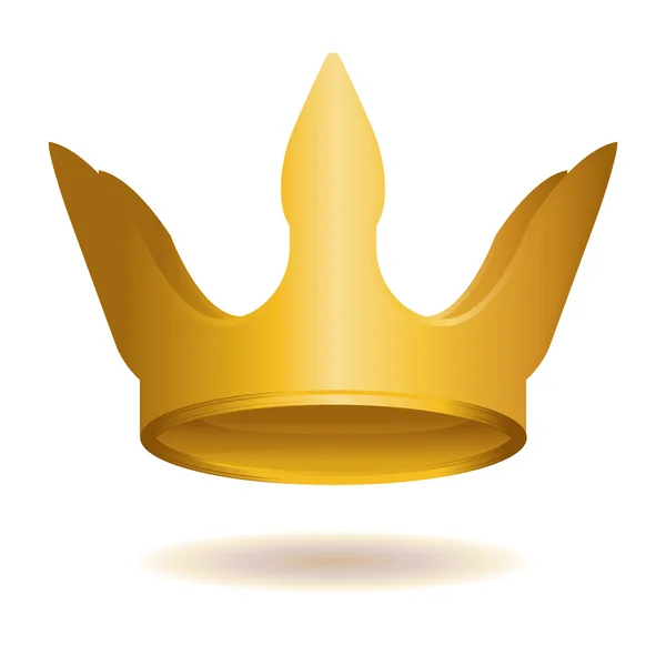 Golden crown — Stock Vector