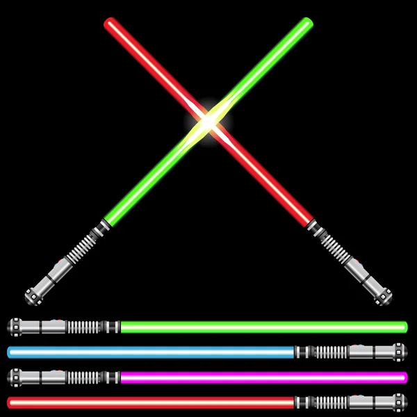 Işık kılıç futuristik.