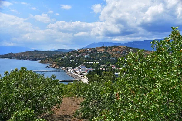 Las Montañas Sobre Costa Del Mar Negro Crimea —  Fotos de Stock