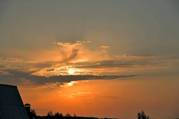 Brillante Amanecer Sobre Tula — Foto de Stock