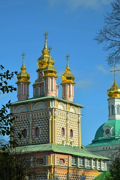 Keresztelő Szent János Születésének Temploma Szentháromságban Sergius Lavra — Stock Fotó