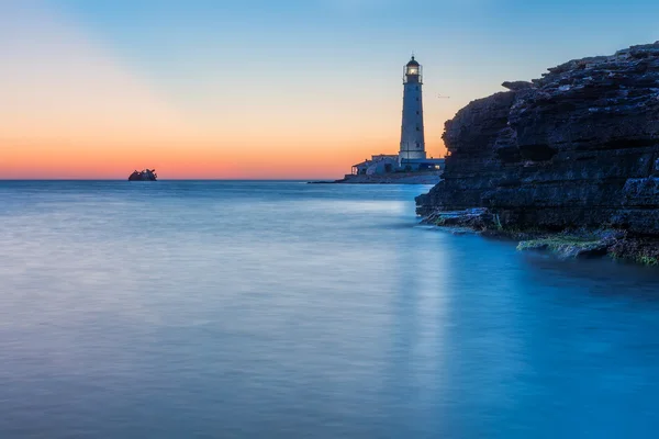 Deniz feneri günbatımı