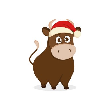 2021 Boğa Yılı. Stock Vektör İllüstrasyonu