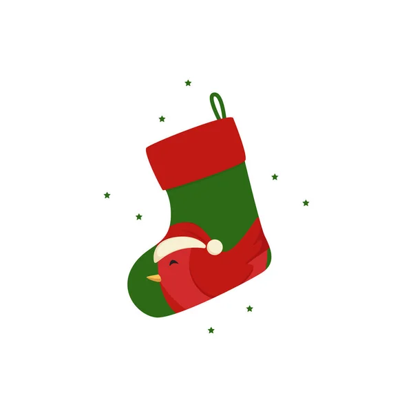Christmas Boots New Year Vector Stock Illustration — 스톡 벡터