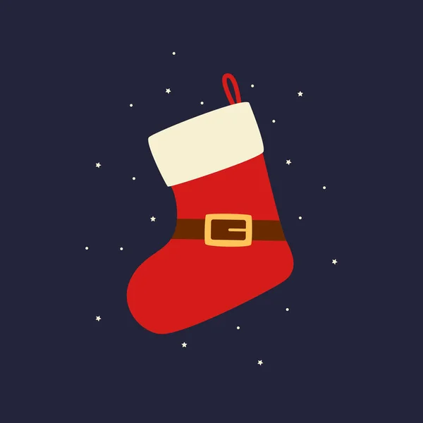 Christmas Boots New Year Vector Stock Illustration — 스톡 벡터