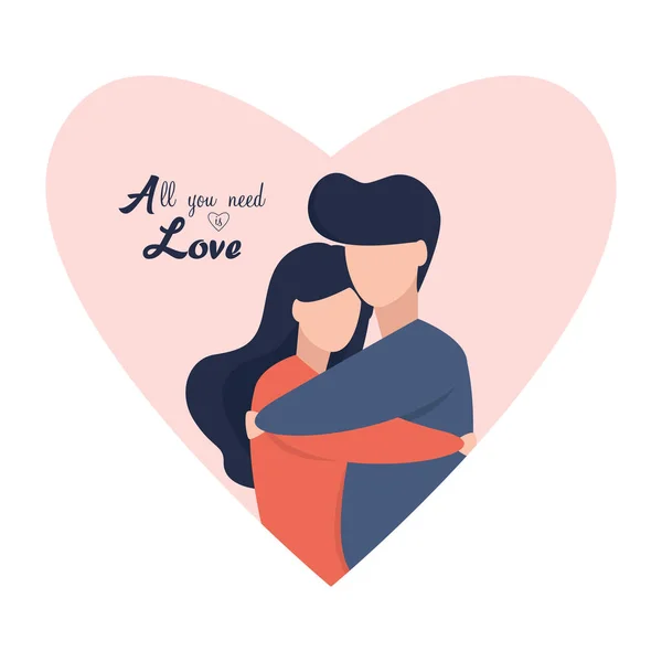 Couple Love Stock Vector Illustration — Stock Vector