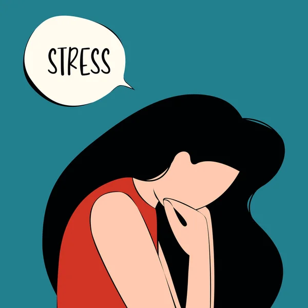 Stress Macht Krisenhaft Vektor Stock Illustration — Stockvektor