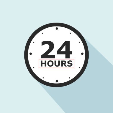 Vektör Stok Simgesi - Saat simgesi