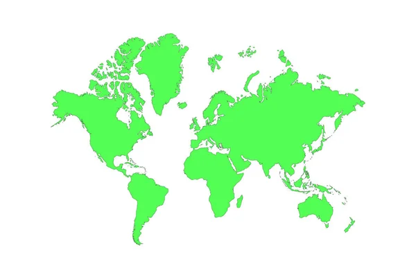 Ilustración Stock Vectores Mapa Del Mundo — Archivo Imágenes Vectoriales