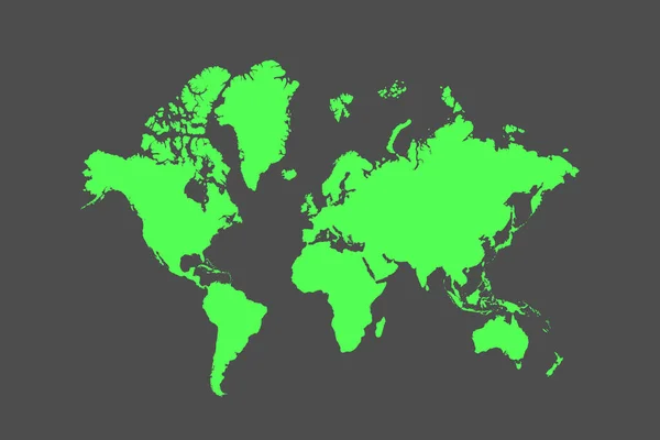 Ilustración Stock Vectores Mapa Del Mundo — Archivo Imágenes Vectoriales
