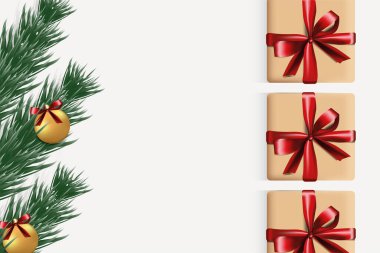 Ölçeklenebilir vektör grafikleri. Noel arkaplanı.