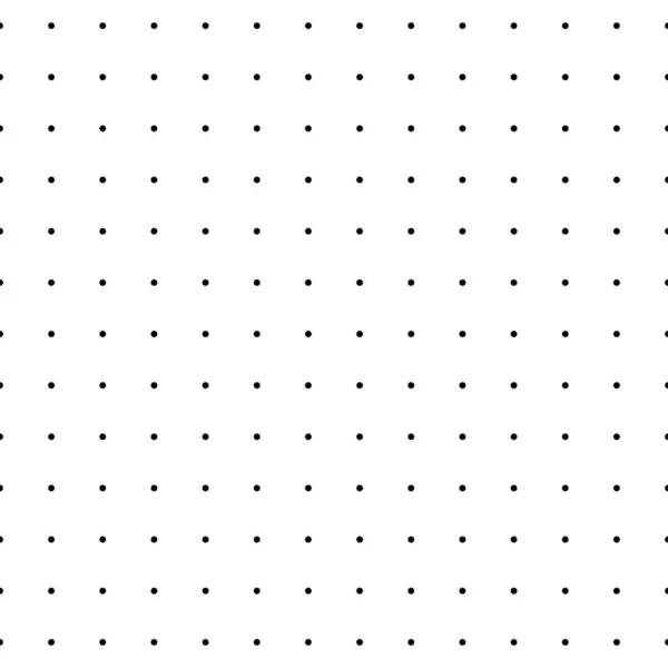 Ilustración Vectorial Patrón Geométrico Sin Costura Lunares Monocromáticos Filas Fondo — Archivo Imágenes Vectoriales