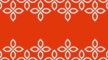 Vektör. Web afişi, poster, kapak, sıçrama ekranı, mesajını koyacak yeri olan sosyal medya. Renkli bir arka planda deliksiz desenli Papel Picado deseni. İspanyol Mirası Ayı.