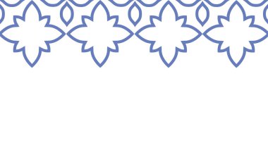 Vektör. Web afişi, poster, kapak, sıçrama ekranı, mesajını koyacak yeri olan sosyal medya. Renkli bir arka planda deliksiz desenli Papel Picado deseni. İspanyol Mirası Ayı.