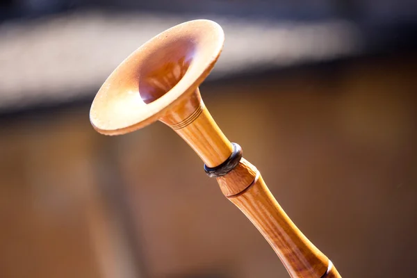 Celtic festival - detail of a bagpipe — Stock Photo, Image