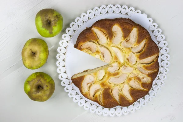 Torta de maçã — Fotografia de Stock