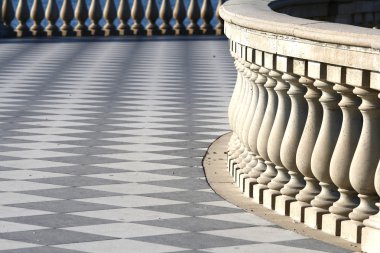 Mascagni Teras Denizi, livorno önünde. Toskana, İtalya
