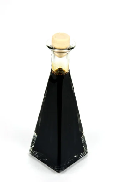 Traditional italian balsamic vinegar isolated on white backgroun — Stock Photo, Image