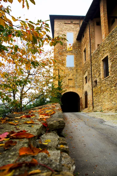 Entrée du château en automne — Photo