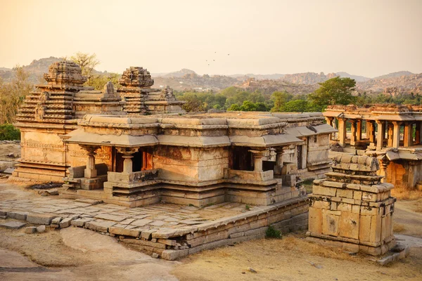 Hampi antik tapınak kalıntıları — Stok fotoğraf