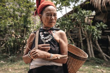 Kayah women from hill tribe in Myanmar