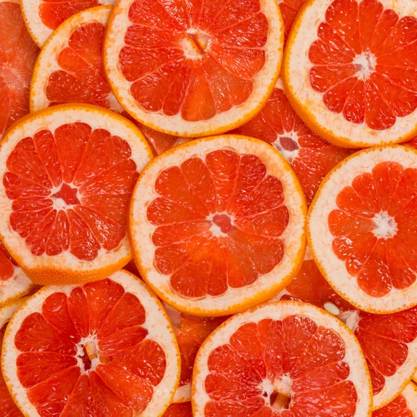 Sliced grapefruit fruits — Stock Photo, Image