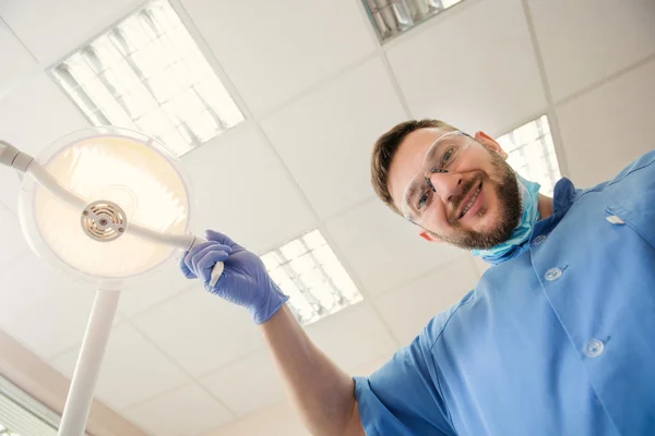 View from the patient side at the dentist — Stock Photo, Image