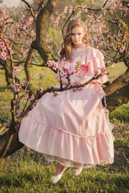 Ağaç dalı Fairytale kadın