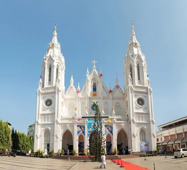 Basílica de Nuestra Señora de los Dolores en Thrissur — Foto de Stock
