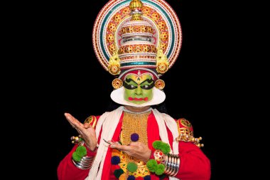 Kathakali aktör performans sırasında