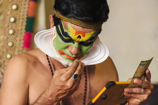 Kathakali make-up show — Stockfoto