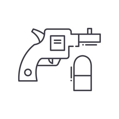 Tutuklama simgesi, doğrusal izole edilmiş illüstrasyon, ince çizgi vektörü, web tasarım işareti, düzenlenebilir çizgi konsept sembolü beyaz arkaplan üzerinde.