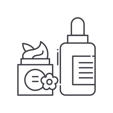 Cilt simgesi, doğrusal izole edilmiş illüstrasyon, ince çizgi vektörü, web tasarım işareti, düzenlenebilir beyaz arkaplan üzerinde çizgi konsept sembolü.