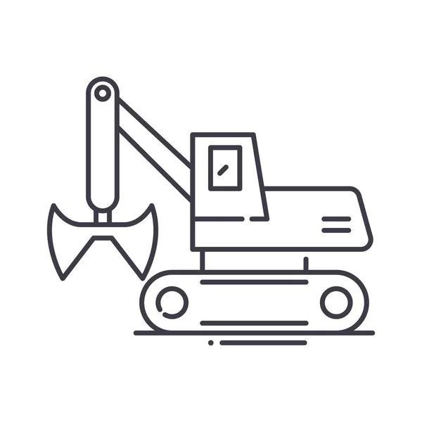 Иконка грузовика оболочки оболочки, линейная изолированная иллюстрация, тонкий вектор линии, знак веб-дизайна, концепт-символ с редактируемым штрихом на белом фоне. — стоковый вектор