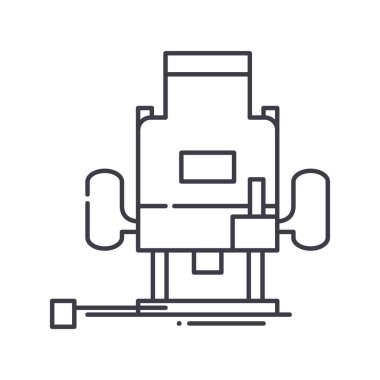 Tahta yönlendirici simgesi, doğrusal izole edilmiş illüstrasyon, ince çizgi vektörü, web tasarım işareti, düzenlenebilir çizgi konsept sembolü beyaz arkaplan üzerinde.