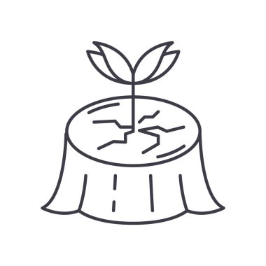 Liderlik büyüme simgesi, doğrusal izole edilmiş illüstrasyon, ince çizgi vektörü, web tasarım işareti, düzenlenebilir konsept sembolü beyaz arkaplan üzerinde.