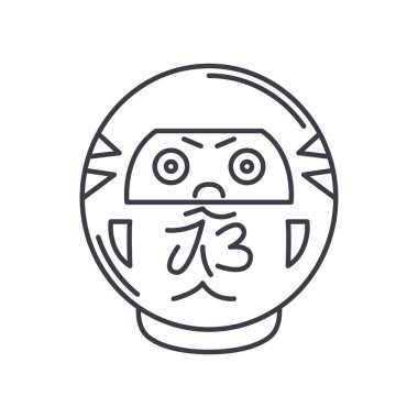 Bebek simgesi, doğrusal izole edilmiş illüstrasyon, ince çizgi vektörü, web tasarım işareti, düzenlenebilir beyaz arkaplan üzerinde çizgi konsept sembolü.