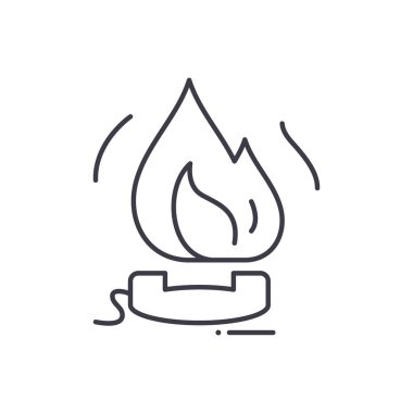 Yardım hattı konsepti simgesi, doğrusal izole edilmiş illüstrasyon, ince çizgi vektörü, web tasarım işareti, düzenlenebilir konsept sembolü beyaz arkaplan üzerinde.