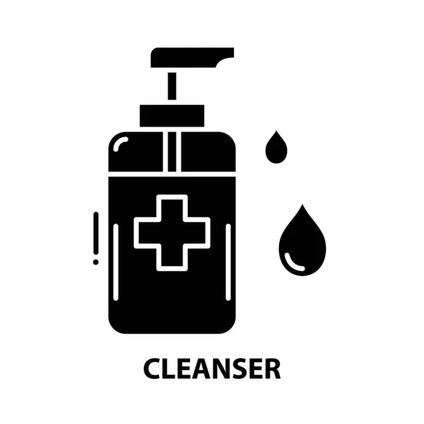 Ikona symbolu czyszczącego, czarny znak wektora z edytowalnymi pociągnięciami, ilustracja koncepcyjna — Wektor stockowy