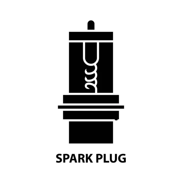 Icona simbolo candela, segno vettoriale nero con tratti modificabili, illustrazione concettuale — Vettoriale Stock