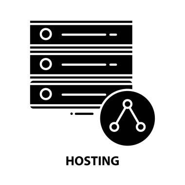 ev sahibi sembol simgesi, düzenlenebilir vuruşlarla siyah vektör işareti, konsept illüstrasyon