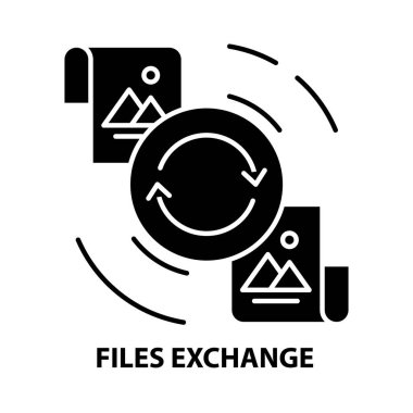 dosya takas simgesi simgesi, düzenlenebilir vuruşlarla siyah vektör işareti, konsept illüstrasyon