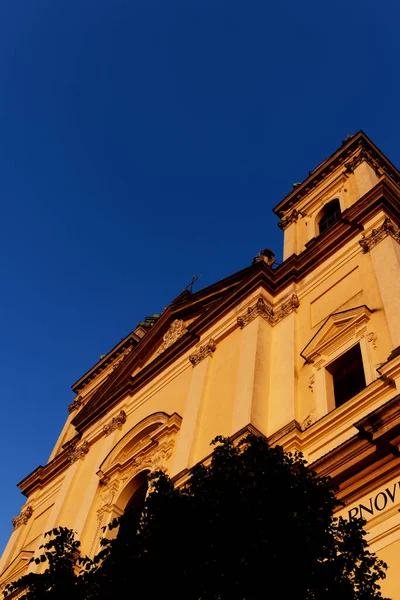 Close Church Valtice Czech Republic Europe Vertical Photography — Stock Photo, Image