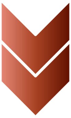 ok vektör simgesi, arayüz konsepti arkaplanı