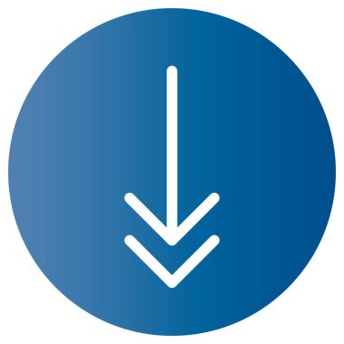 ok vektör simgesi, arayüz konsepti arkaplanı