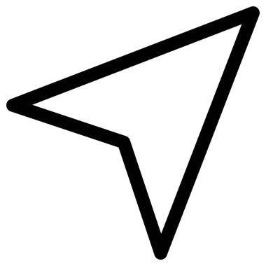 Ok başı vektör simgesini yükselt. biçim ince çizgi düz simgeleridir