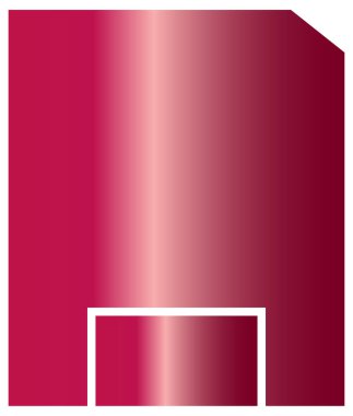 Dosyanın basit ve minimalist vektör simgesi