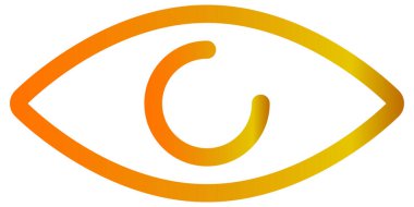 vektör simgesini geri al. biçim düz sembol, turuncu renk, yuvarlak açılar, beyaz arkaplan