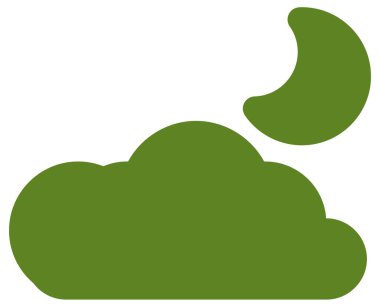 Beyazın üzerinde basit ve minimalist kamp vektör simgesi 