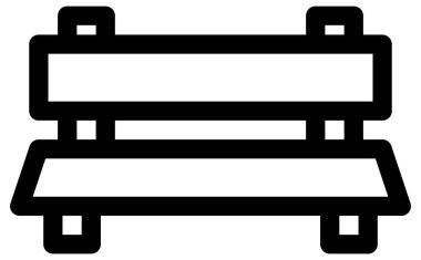 Beyaz arkaplanda otelin düz vektör simgesi